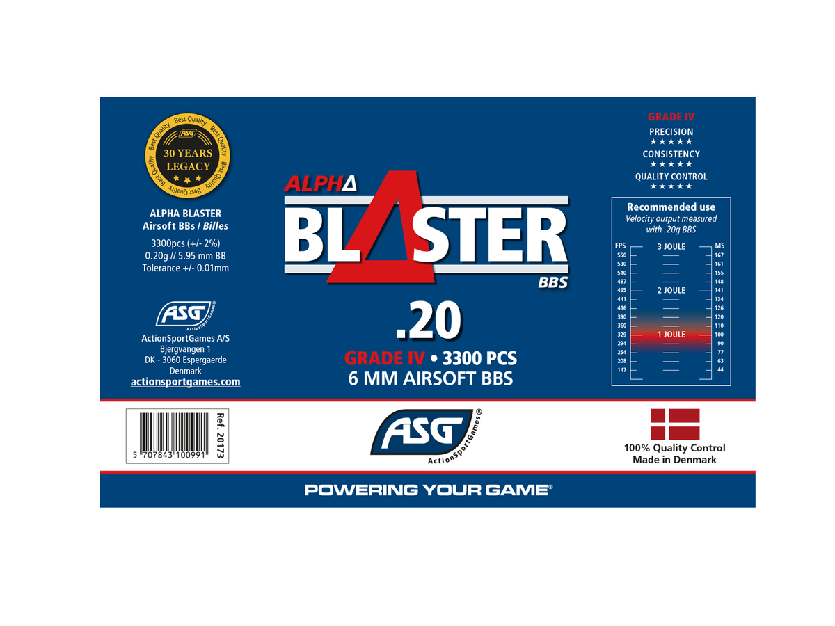 ASG Alpha Blaster BBs 0,20 g - 3.300 Stk.